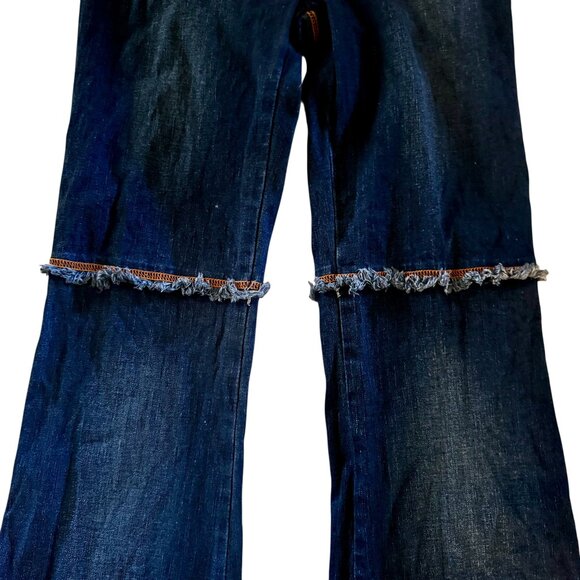 Perfect for Festival Vibe! 5/48 Low Rise Wide Leg Jeans Size 6 or 29 - Picture 8 of 13